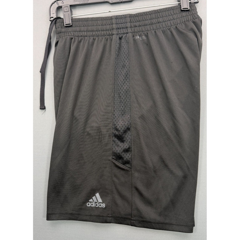 Adidas Climalite Mesh Panel Athletic Shorts Black Training MAF2004 | Mens Medium